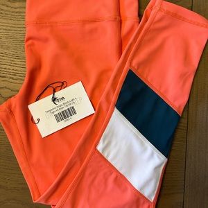 Tangerine Angle Block Light n Tight Hi-rise 7/8 24"